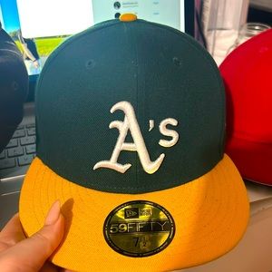 A’s hat